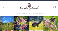 Desktop Screenshot of muskokalavender.com